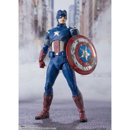 Avengers figurine S.H. Figuarts Captain America (Avengers Assemble Edition) 15 cm Action Figure