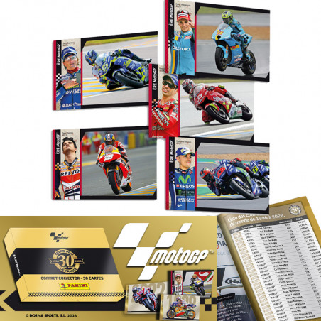 Moto Gp Le Mans Trading Cards Collector Box 50 Cards 