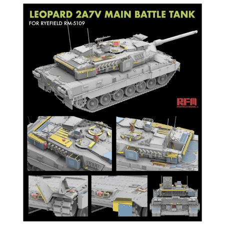 RYE FIELD MODEL: 1/35; Upgrade set for 5109 Leopard 2A7V Accessory 