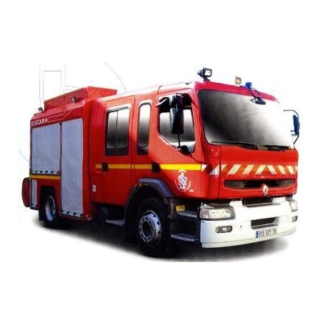 BURA32002 Renault Premium Firefighter 1:50