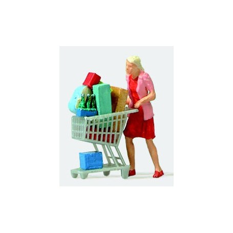 Woman with cart Figure