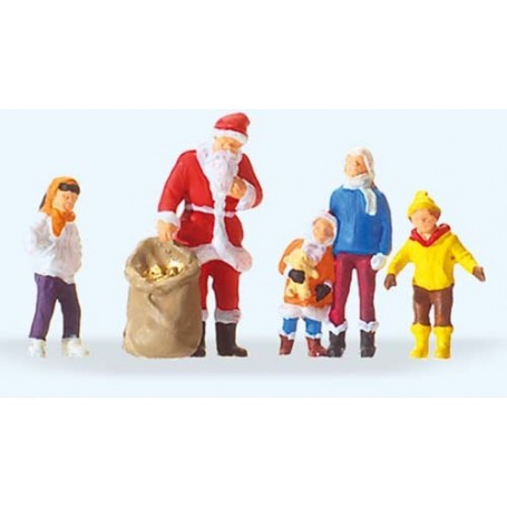 Santa Claus with children Figure